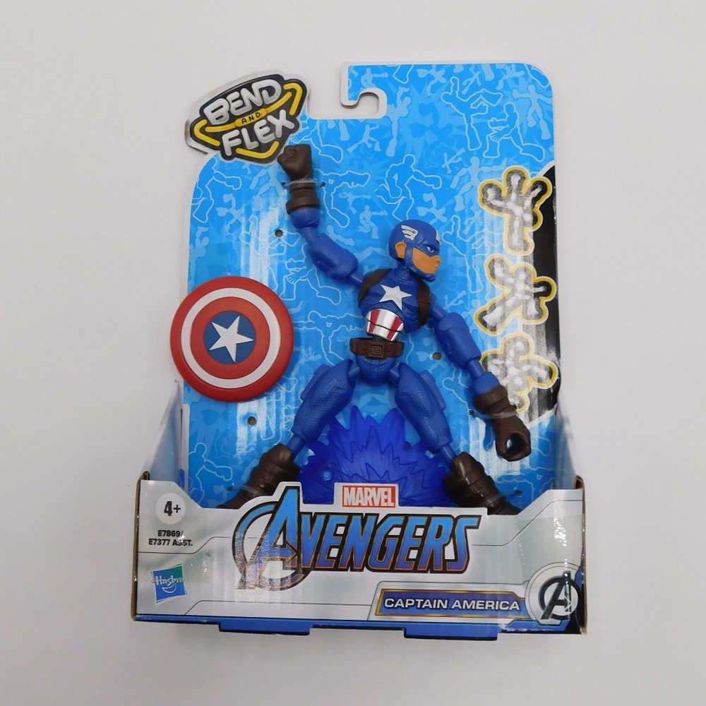 Hasbro Collectibles - Marvel Avengers Bend and Flex Figure Captain America [New